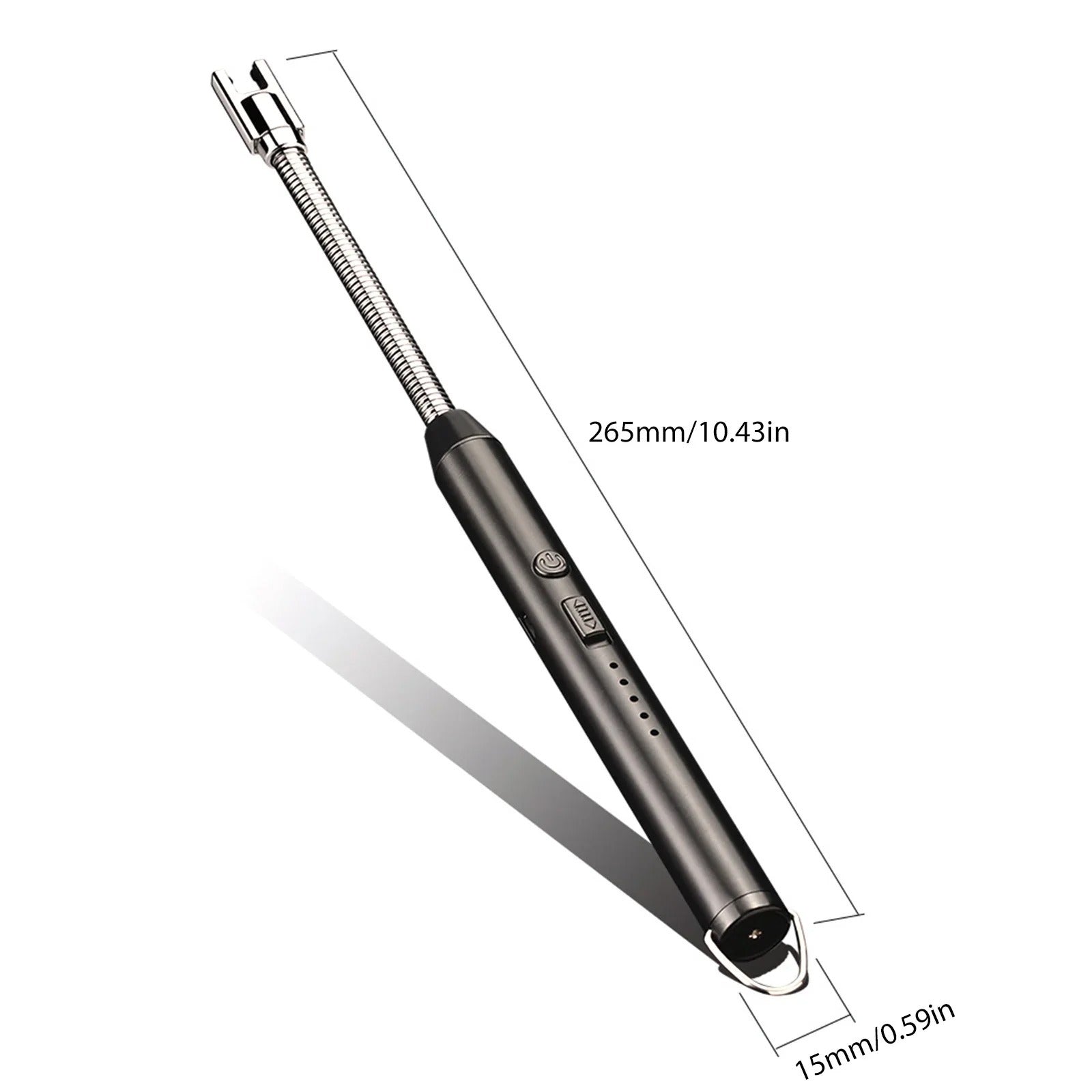 360° USB Rechargeable Electric Arc Lighter | Flexible Neck | Windproof Outdoor & Kitchen Lighter with Safety Lock
