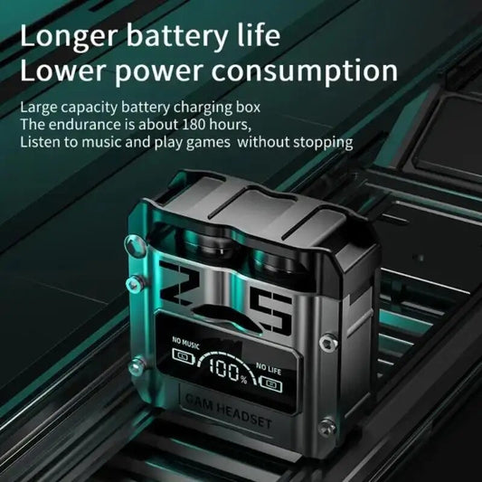 M25 Gaming Wireless Earbuds – Bluetooth 5.3 with LED Display