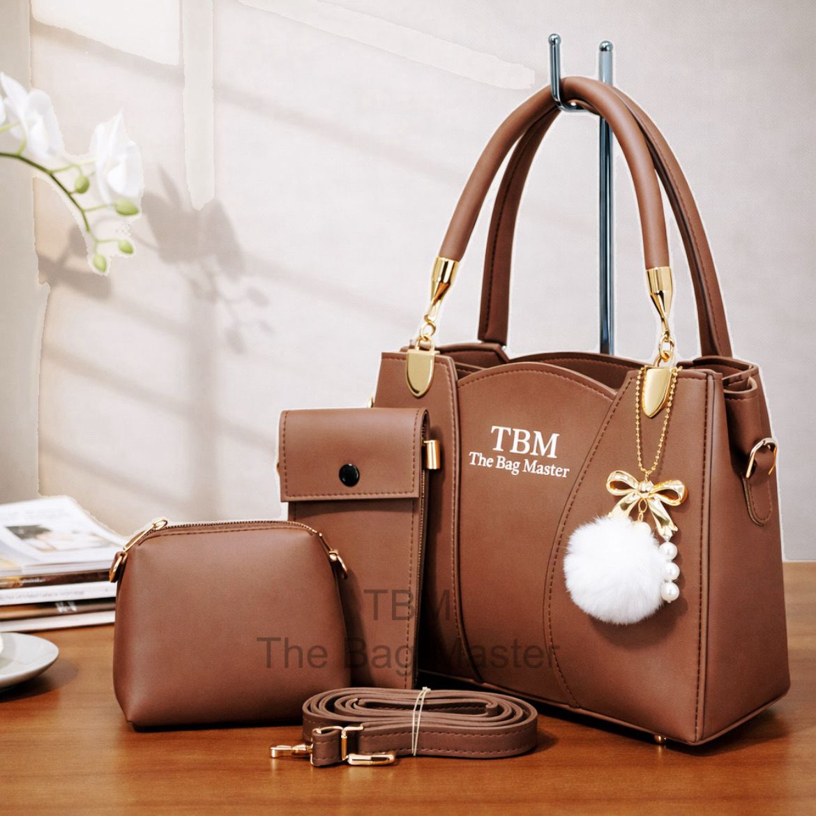 TBM The Bag Master 3 Piece Handbag Set