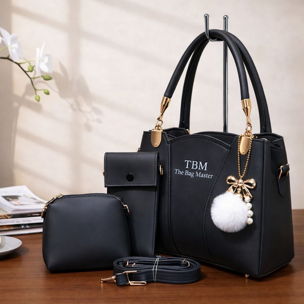 TBM The Bag Master 3 Piece Handbag Set