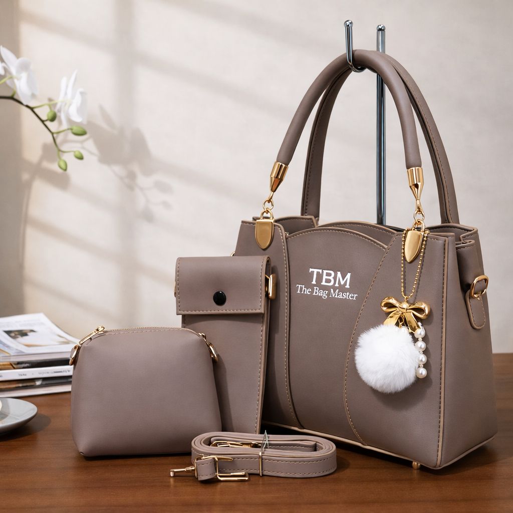 TBM The Bag Master 3 Piece Handbag Set