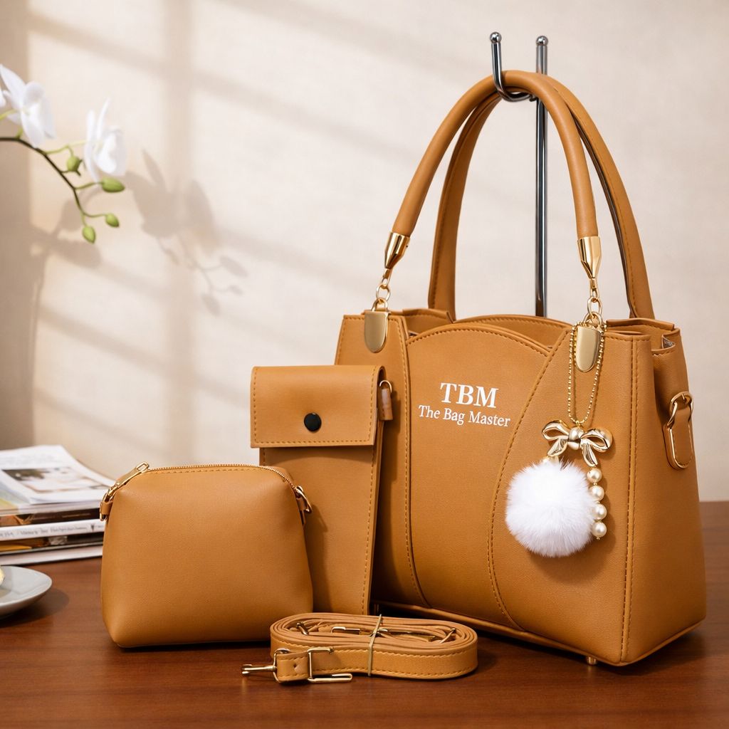 TBM The Bag Master 3 Piece Handbag Set