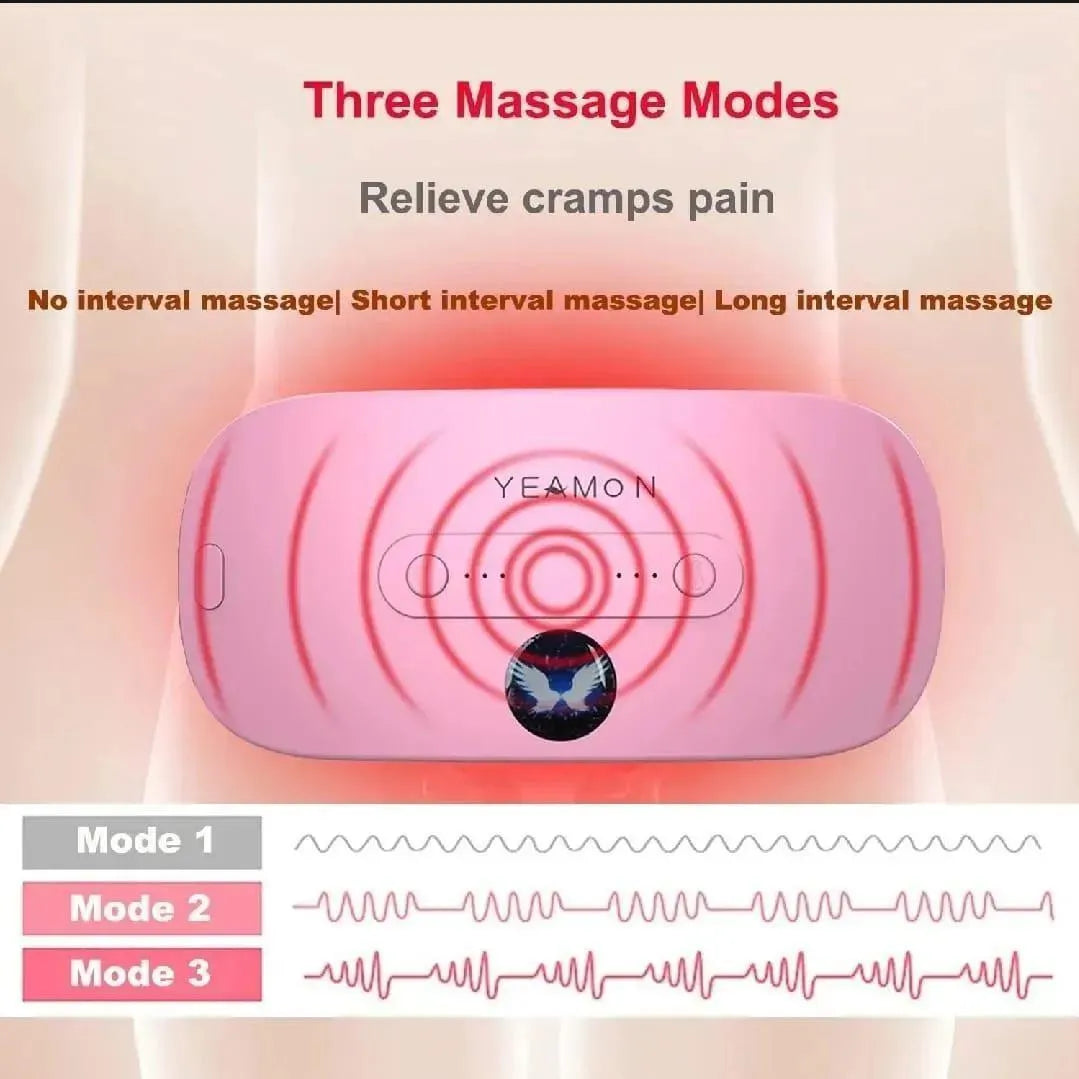 Cramp Relief Belt – Portable Menstrual Heating & Massage Belt for Women