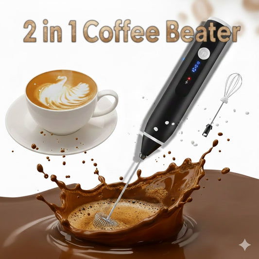 2-in-1 Rechargeable Coffee Beater